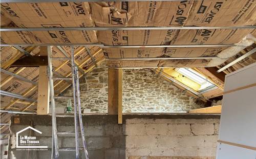 Isolation des combles La Maison Des Travaux Vannes Sarzeau Pénestin