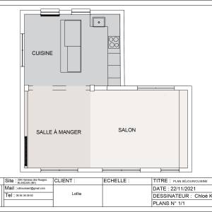 Proposition d'aménagement - Chloé Knockaert - La Maison Des Architectes