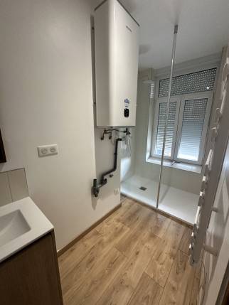 Salle de bain après