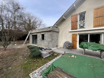 travaux d'extension de maison