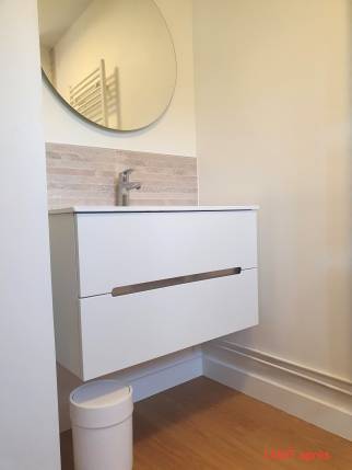 Transformation d'une salle de bain en salle d'eau