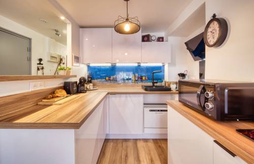 une cuisine pratique et fonctionnelle