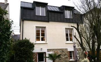 Surélévation totale de maison en zinc sur Meaux (77)