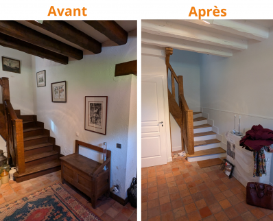 Transformation escalier Sologne