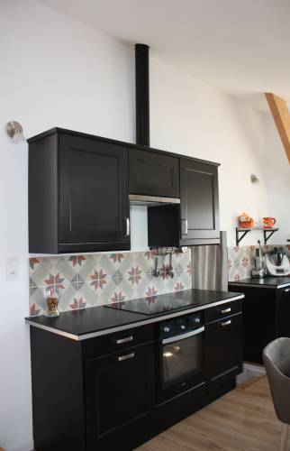 Cuisine moderne esprit loft vue 1