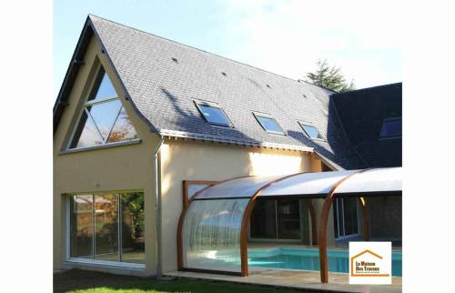 Création d'une terrasse à Saint Pair Sur Mer (50380).
