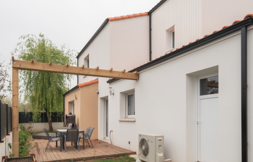 Surélévation en ossature bois de 18 m² à Vertou