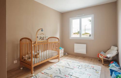 Extension pour créer deux chambres à La Haie-Fouassière (44690)- chambre d'enfant
