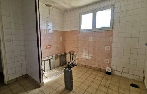 Pendant travaux : dépose des éléments de salle de bain 