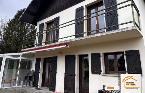 extension et rénovation Mercury, maison Savoie modernisée, sol parquet moderne, rénovation intérieure complète, La Maison des Travaux Moûtiers