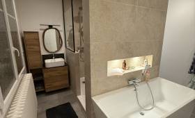 Salle de bain après rénovation (Brunoy 91800)