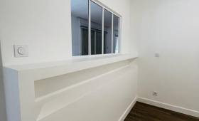 Création d'une cloison avec verrière près de Chambéry