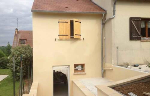 agrandissement d'une maison par l'arrière à Crécy-la-Chapelle 