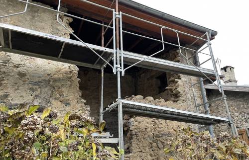 Chantier en cours, vue de l'extérieur