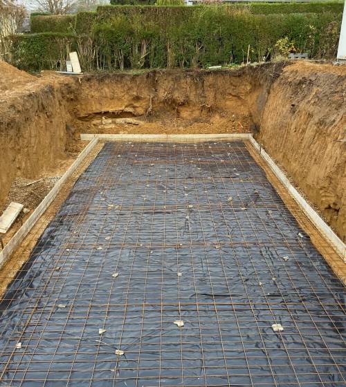 Terrassement maison neuve La Maison des Travaux Rouen 5