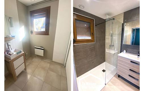 Création douche suite rénovation 