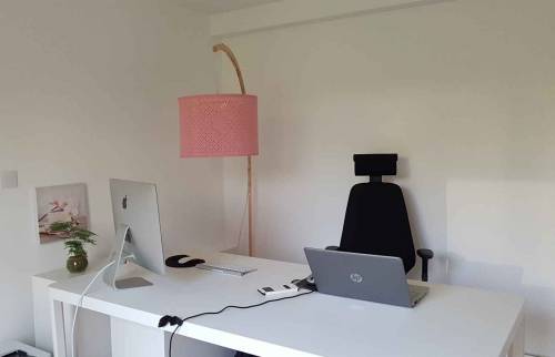 Bureau à la maison installé