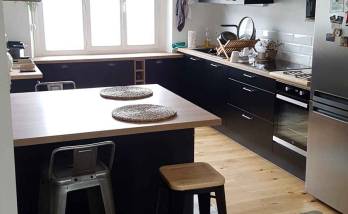 cuisine noir mat