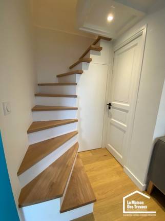 La Maison des Travaux Vannes-Sarzeau-Pénestin Rénovation d'escalier 