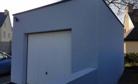 Construction d'un garage à Erquy