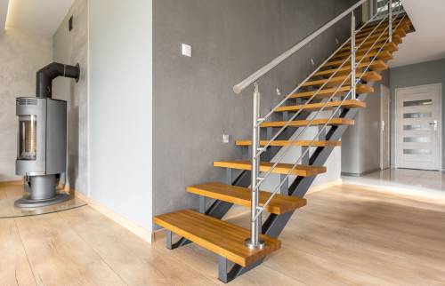 escalier sans contremarches
