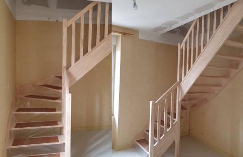 Escalier sur mesure fini
