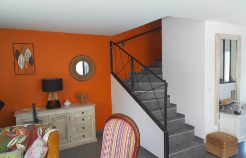 rénovation garde-corps d'un escalier