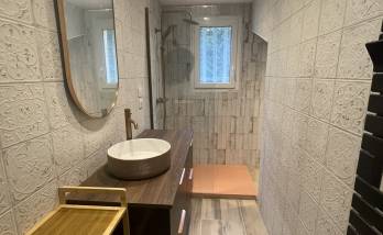 salle de bain après
