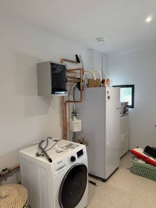 Installation de chauffage avec pose d'une pompe à chaleur air-eau - Alixan 26300