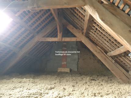 Travaux en cours : rénovation énergétique maison