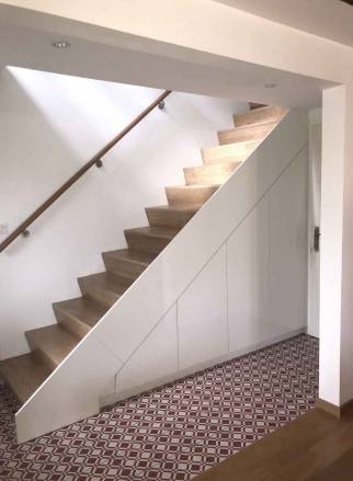Habillage escalier, placard sur mesure à Saint Louis