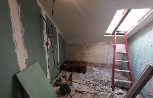Travaux pendant la rénovation