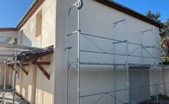 Pose de l'isolation thermique par l'extérieur à Cournon D'Auvergne