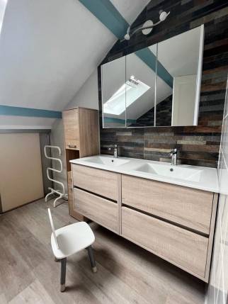 réno salle de bain sous combles morlaix