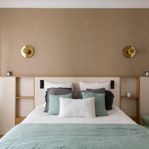 Suite parentale élégante et intimiste – rénovation Neuilly par Camille AUDER