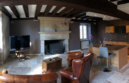 Salon et salle à manger chalet