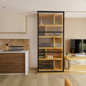 aménagement appartement Paris cave à vin déco