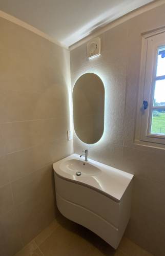 Meuble vasque blanc moderne La Maison Des Travaux Alès