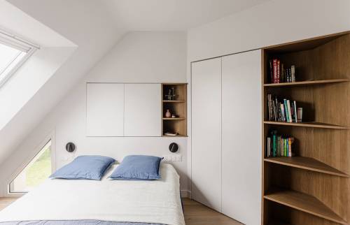 Travaux dans la chambre d'amis terminée