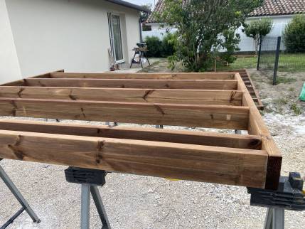 Travaux de construction d'une terrasse en bois - Montauban 82000