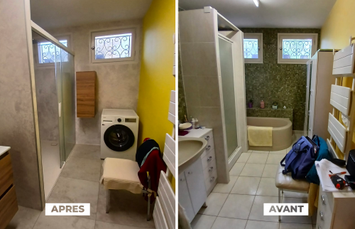  Rénovation salle de bain - avec douche