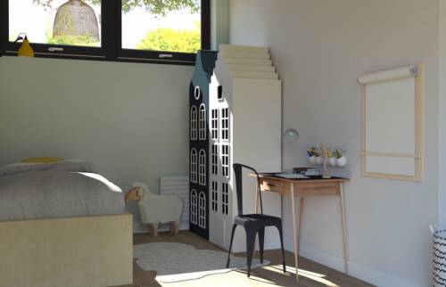 Focus sur hauteur sous-sdl et fenêtre cintrée en alu double vitrage sur Douarnenez (29100)