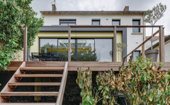 Extension extérieur - Extension en ossature bois À Vertou (44)