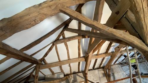 Rampants sous toiture isolés et habillés de toile tendue - Montauban 82000