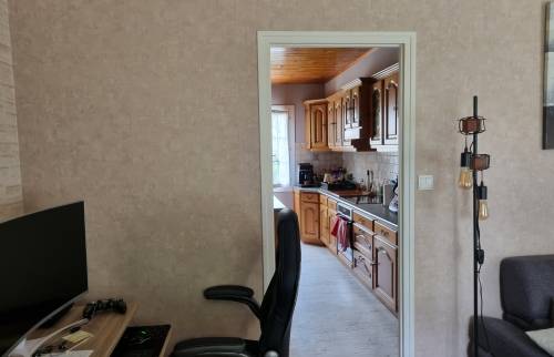 Entrée de la cuisine - Cloison à abattre pour futures verrières