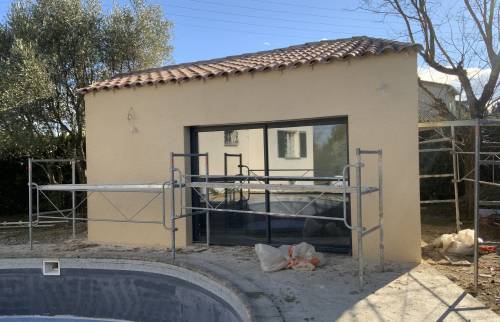 Cration d'un pool house