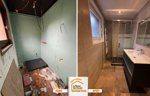 rénovation salle de bain, mise aux normes électrique, rénovation complète appartement, design intérieur montagne, transformation logement