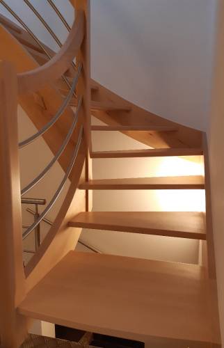 Escalier bois sur mesure à Mulhouse