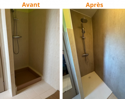 Rénovation de douche suite parentale – Fargues