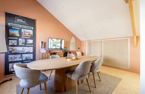 Surélévation de 47 m² de l'agence La Maison des Travaux Vertou